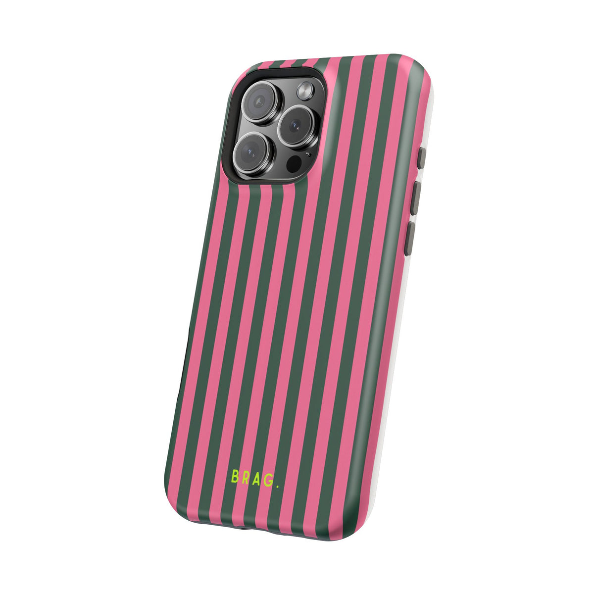 Flamingo Stripe Magnetic Impact-Resistant Phone Case