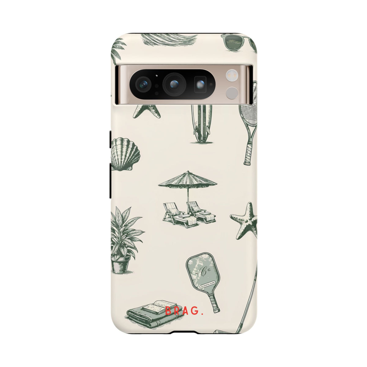 Beach Club Tough Phone Case – Shockproof Protective iPhone Cover