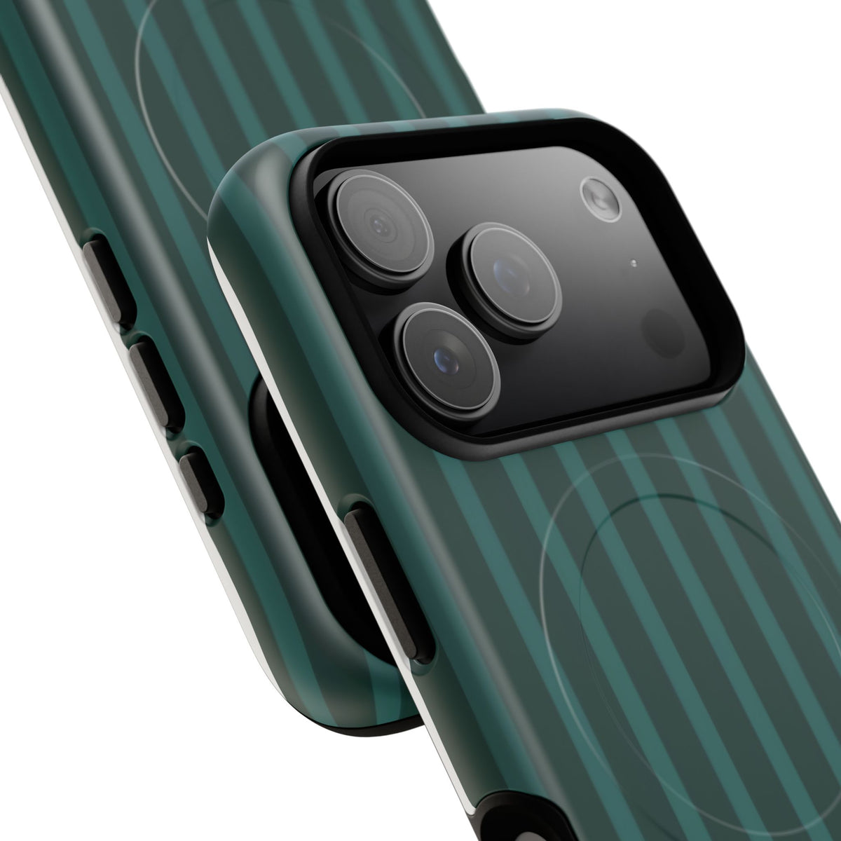 Forest Stripe MagSafe Tough Phone Case — Magnetic Protective Cover