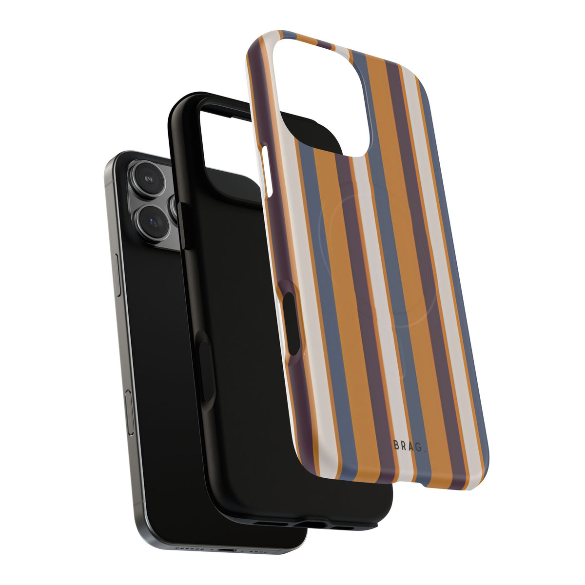 Sunset Stripe MagSafe Tough Phone Case — Magnetic Protective Cover