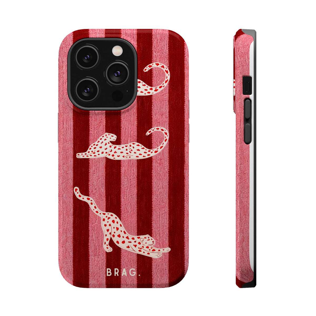 Pink Safari Magnetic Impact-Resistant Phone Case