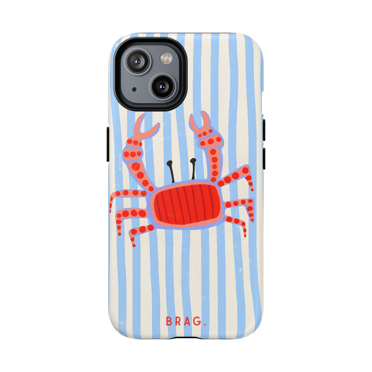 Azure Crab MagSafe Tough Phone Case — Magnetic Protective Cover