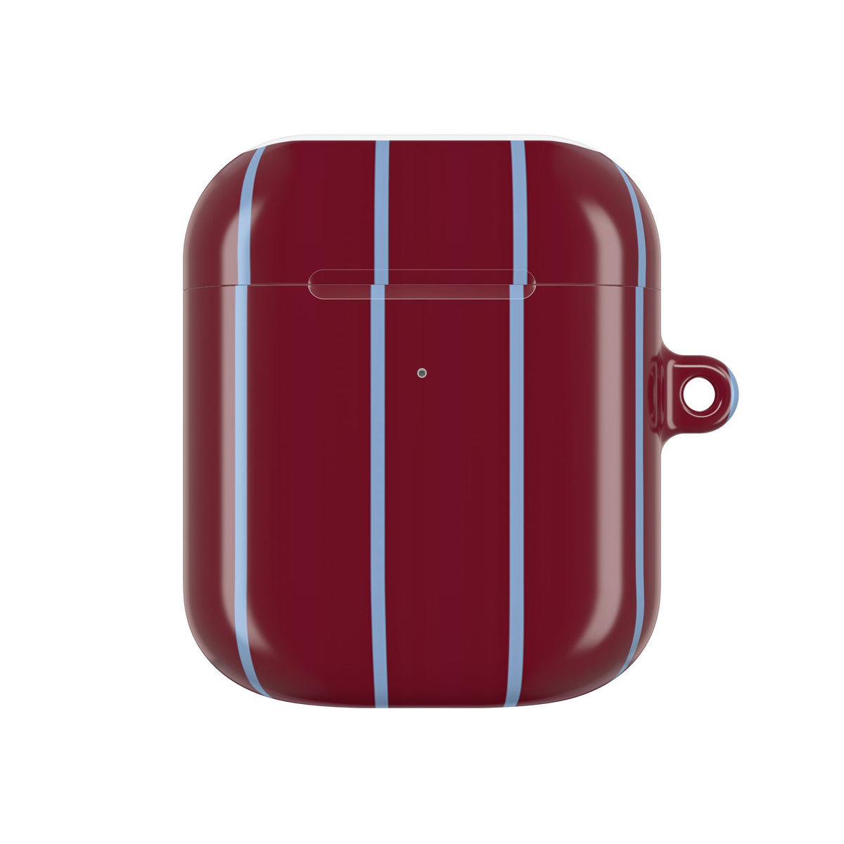 Bordeaux Stripe AirPod Case – Slim Protective Charging Case