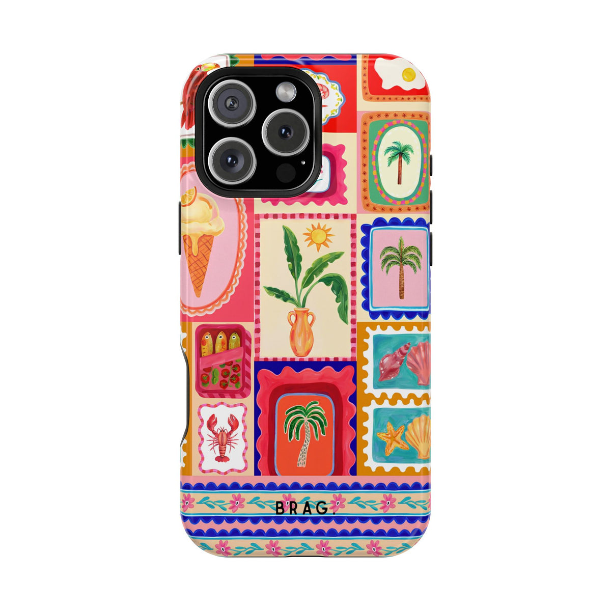 Postcard Magnetic Impact-Resistant Phone Case