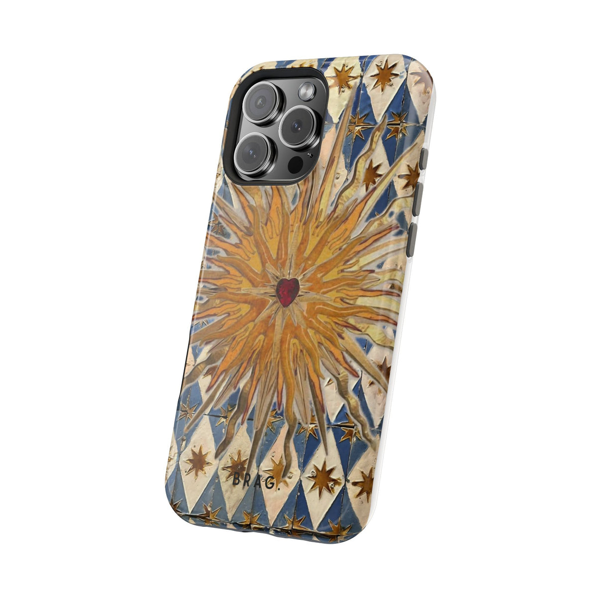 Fortune Heart Magnetic Impact-Resistant Phone Case