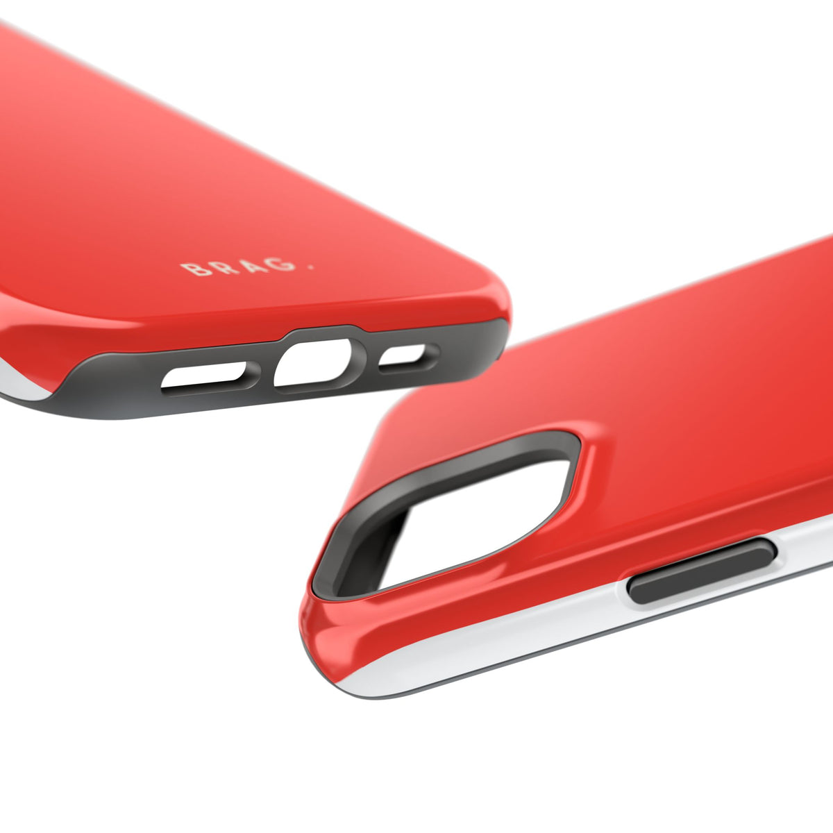 Brag Red Magnetic Impact-Resistant Phone Case
