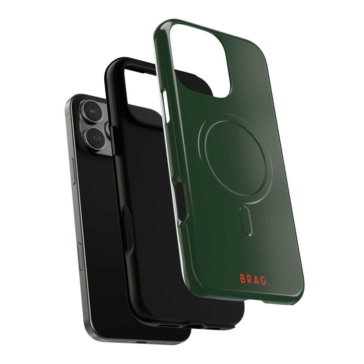 Brag Green MagSafe Tough Phone Case — Magnetic Protective Cover