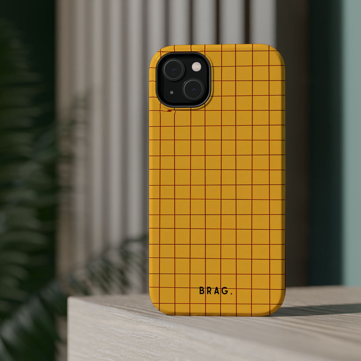 Cheese Grid Magnetic Impact-Resistant Phone Case