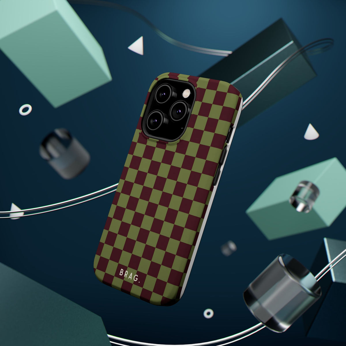 Lucky Check Magnetic Impact-Resistant Phone Case