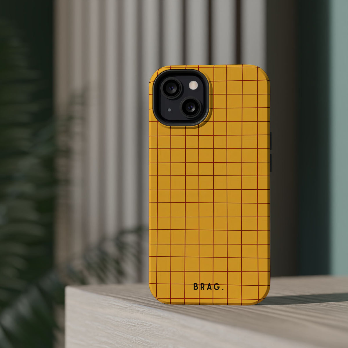 Cheese Grid Magnetic Impact-Resistant Phone Case