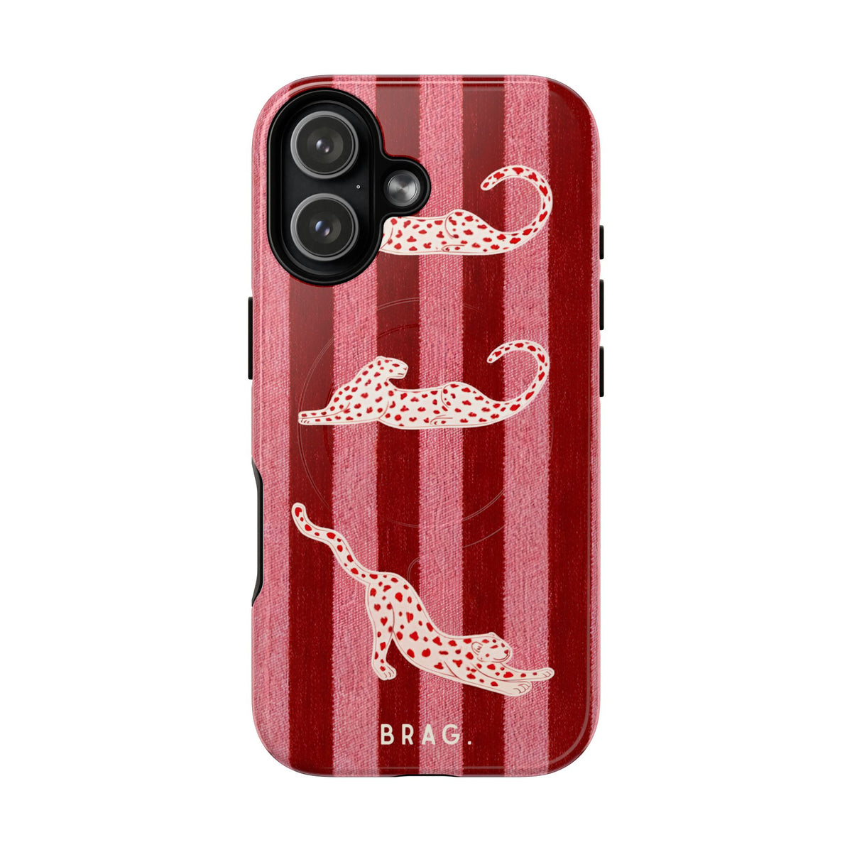 Pink Safari MagSafe Tough Phone Case — Magnetic Protective Cover