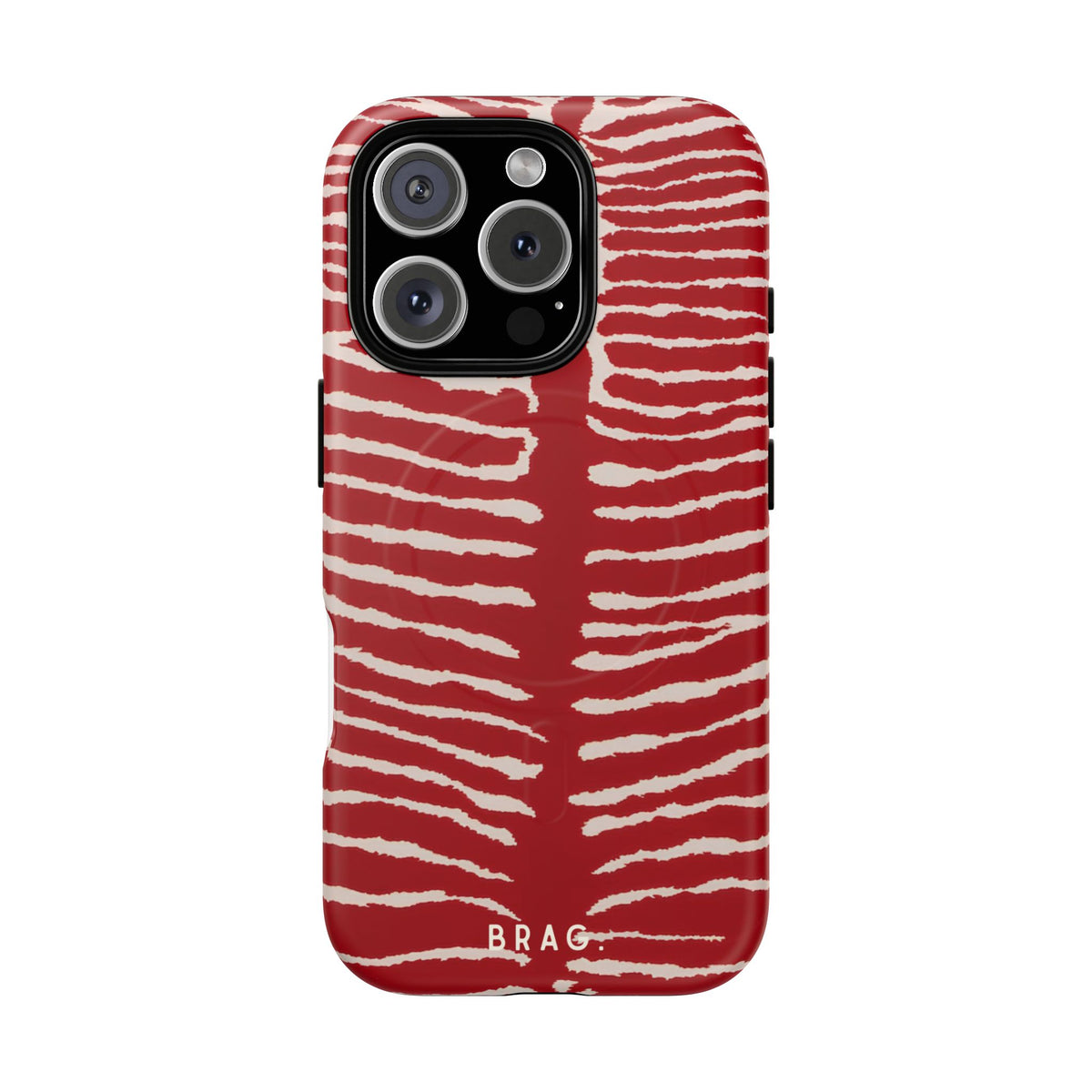 Striped Heat MagSafe Tough Phone Case — Magnetic Protective Cover