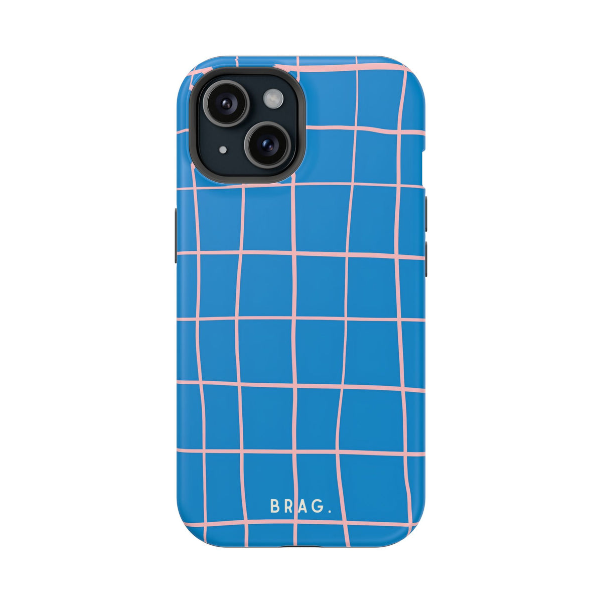 Coastal Grid Magnetic Impact-Resistant Phone Case