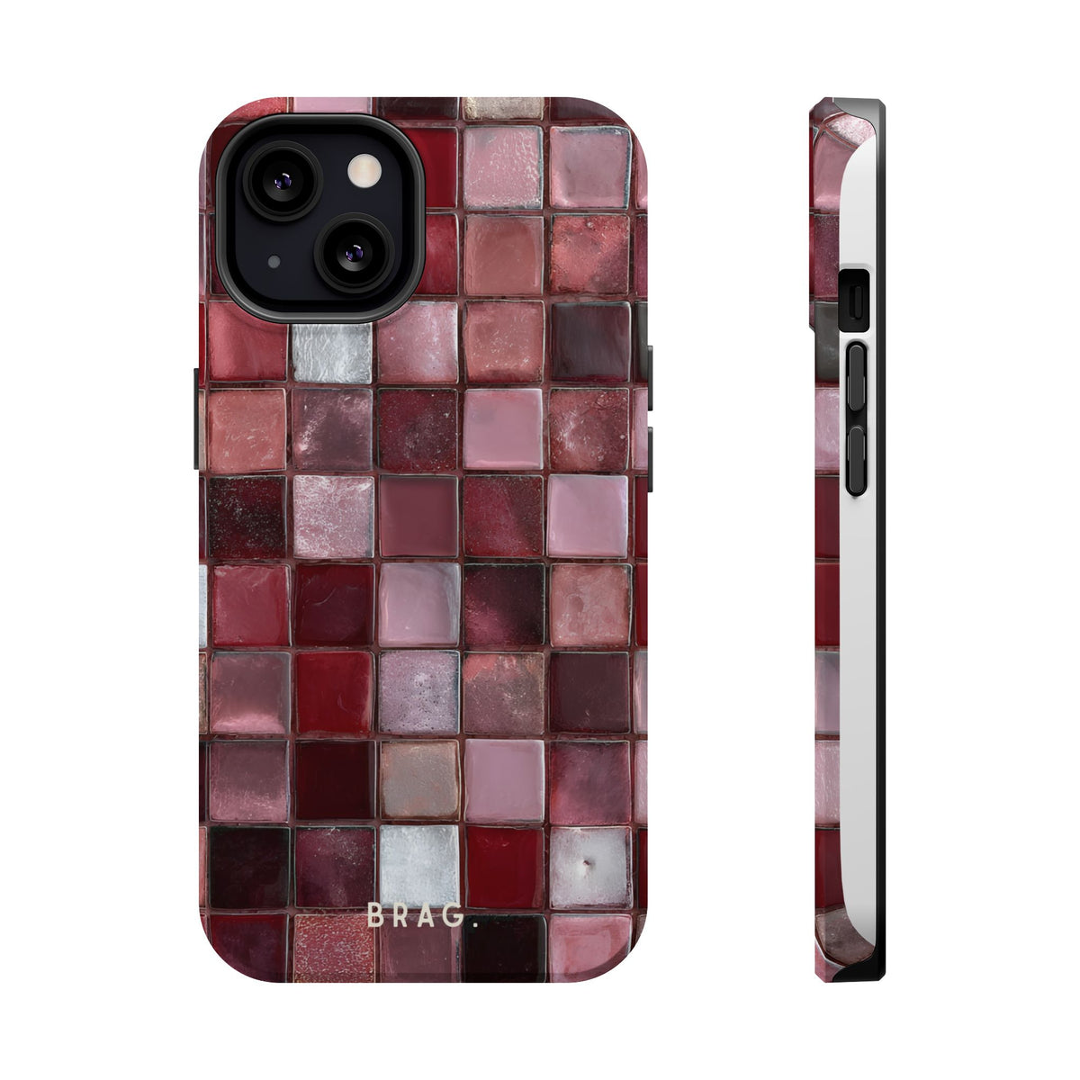 Cherry Tile Magnetic Impact-Resistant Phone Case