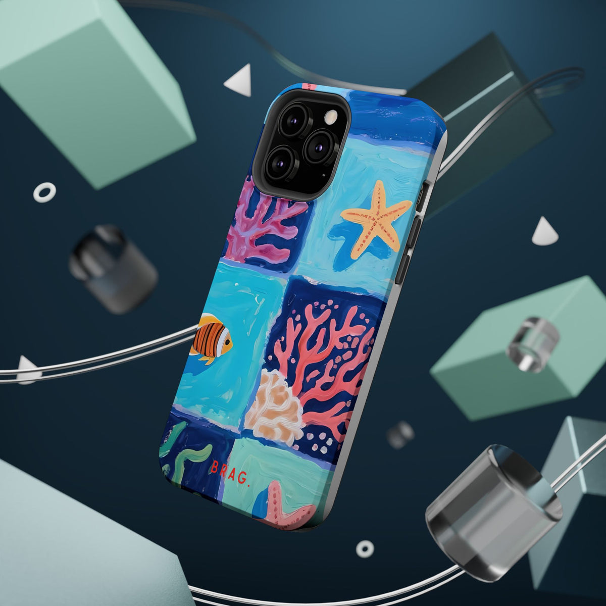 Coral Bay Magnetic Impact-Resistant Phone Case