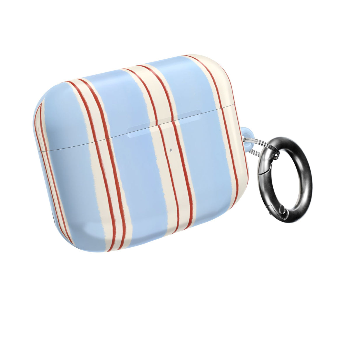 Blue Linen AirPod Case – Slim Protective Charging Case