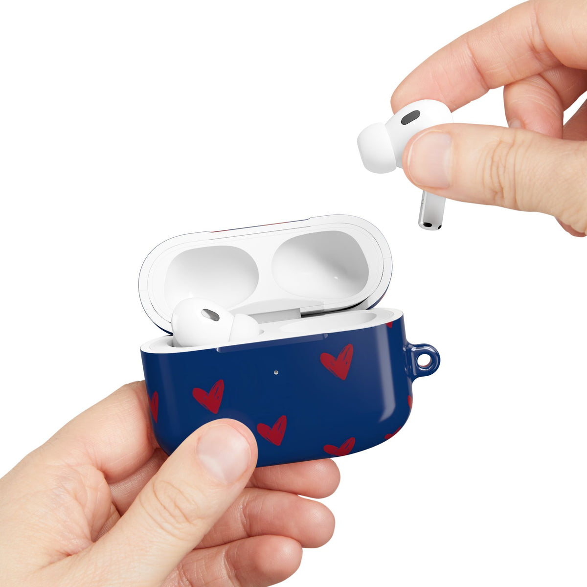Navy Affair AirPod Case – Slim Protective Charging Case
