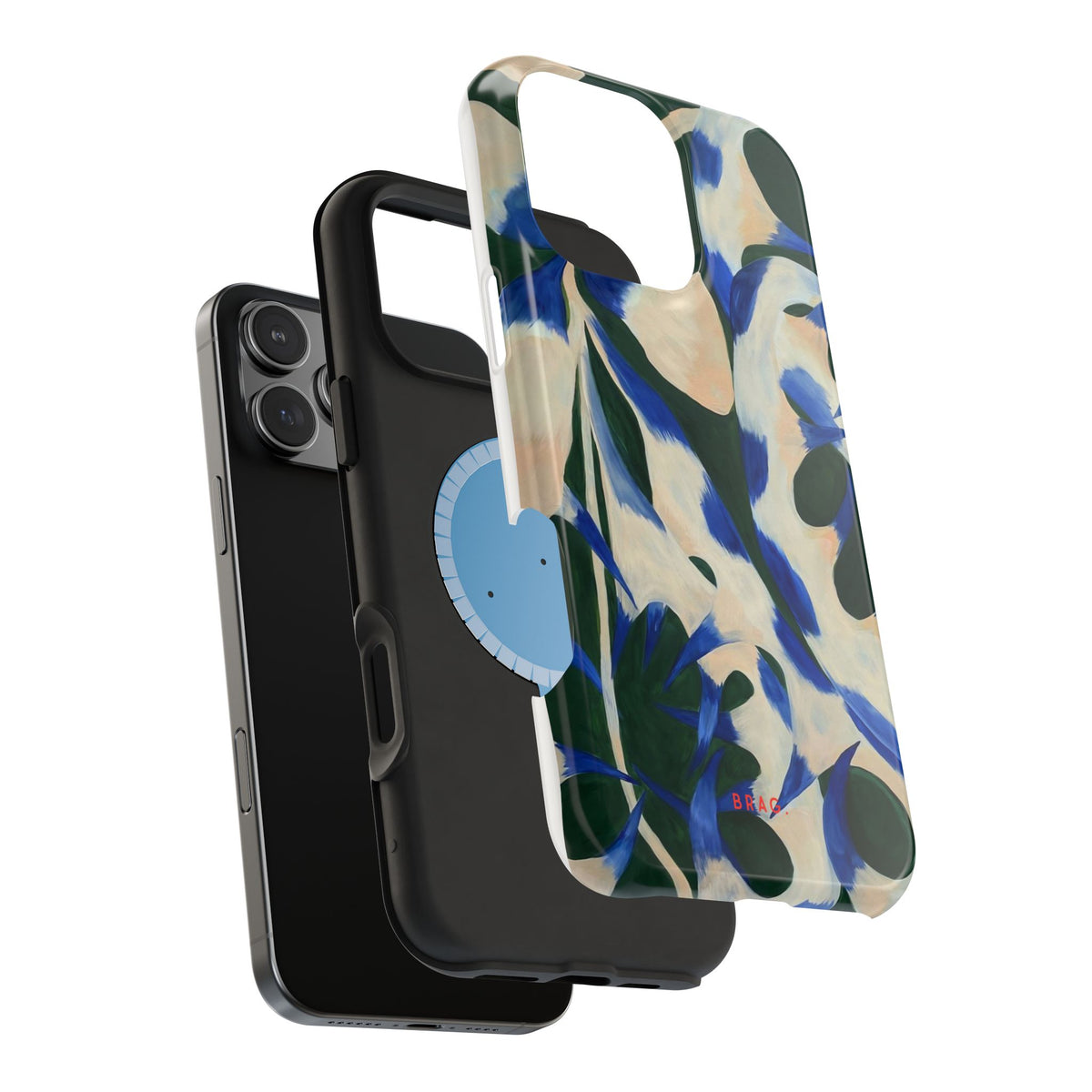 Blue Garden Magnetic Impact-Resistant Phone Case