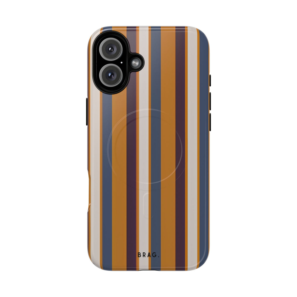 Sunset Stripe MagSafe Tough Phone Case — Magnetic Protective Cover