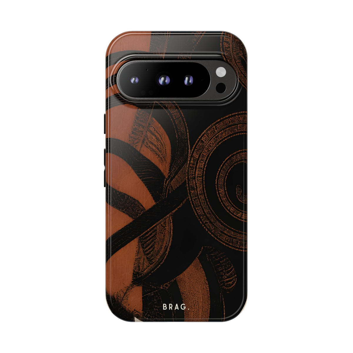 Mighnight Spiral Tough Phone Case – Shockproof Protective iPhone Cover