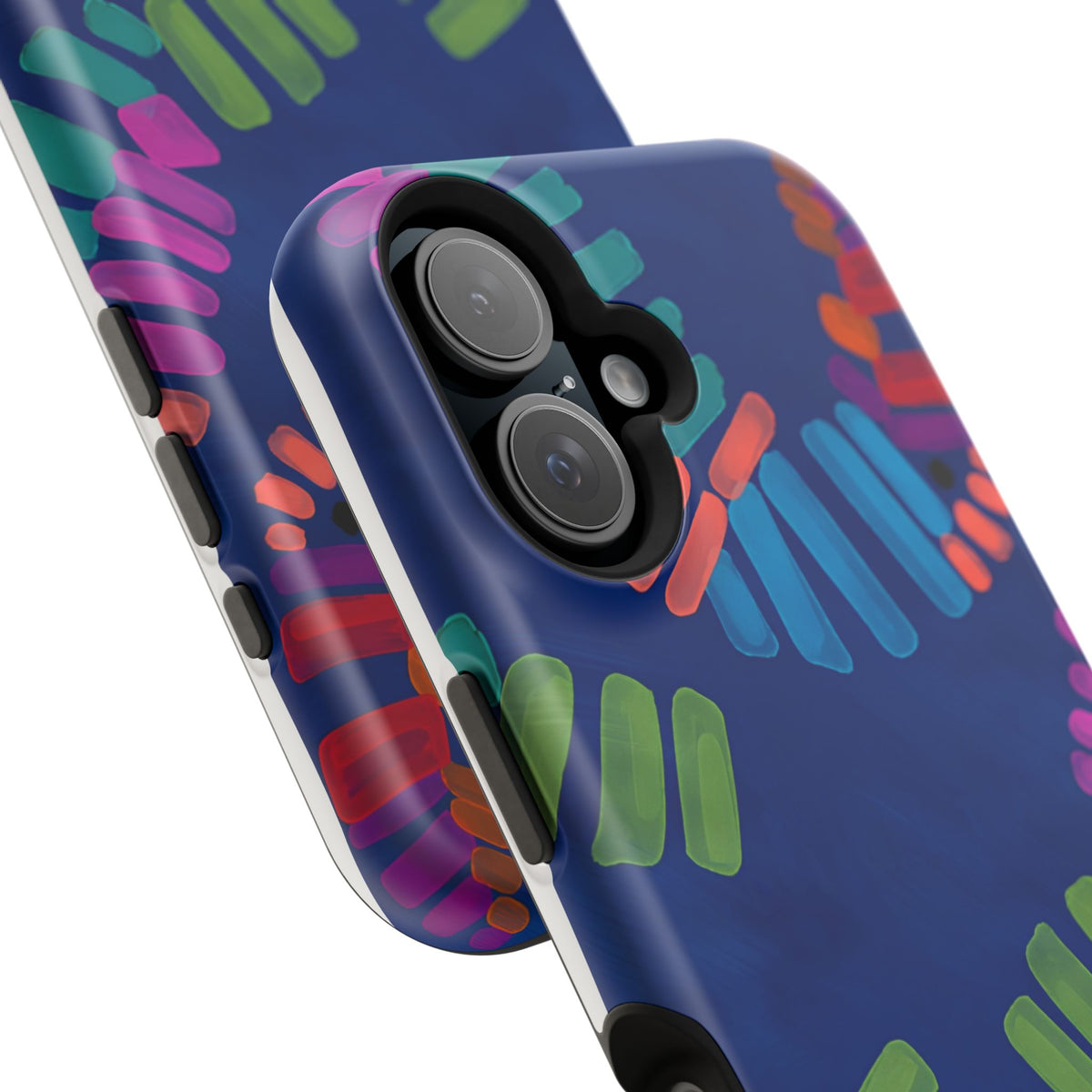 Blue Palm Magnetic Impact-Resistant Phone Case