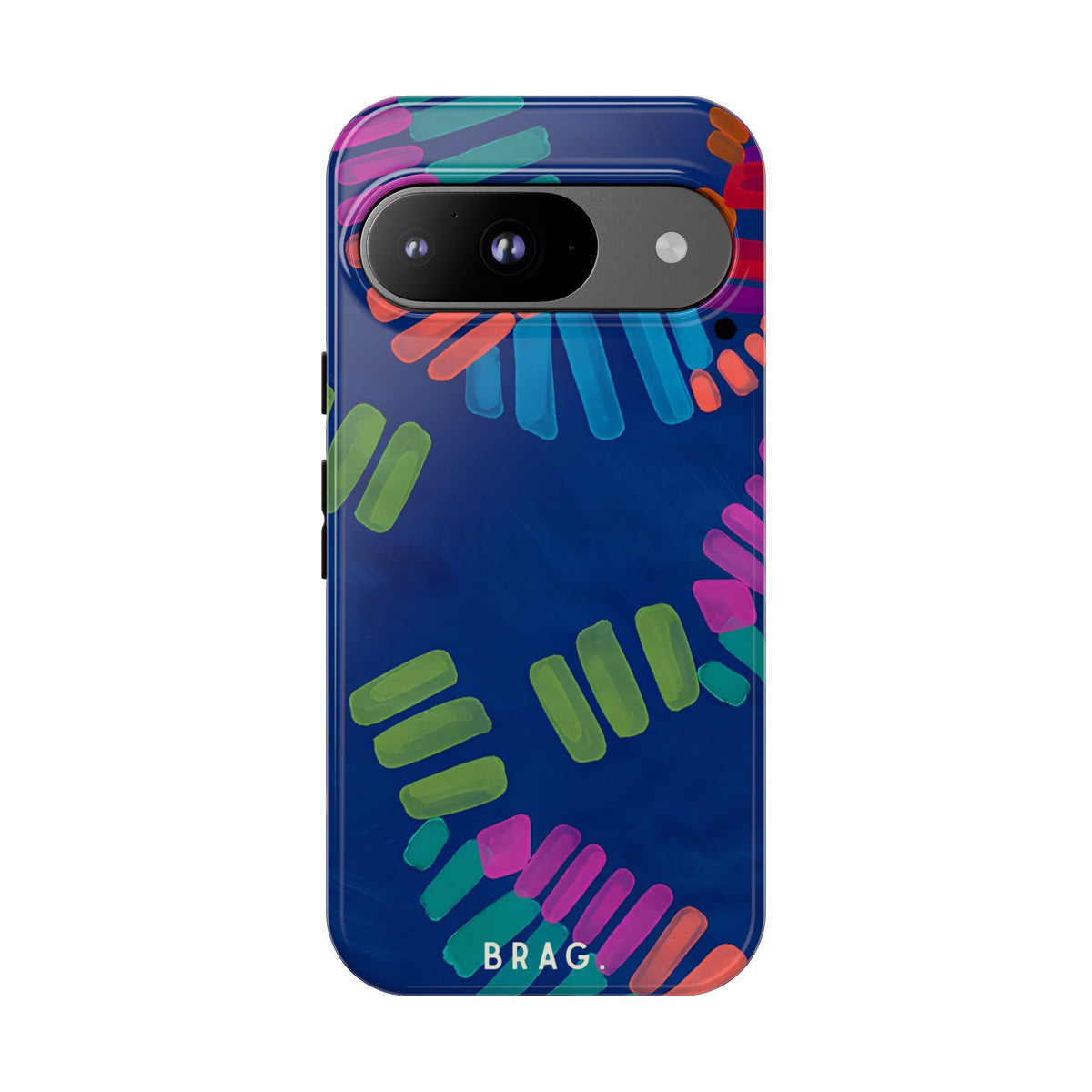 Blue Palm Tough Phone Case – Shockproof Protective iPhone Cover