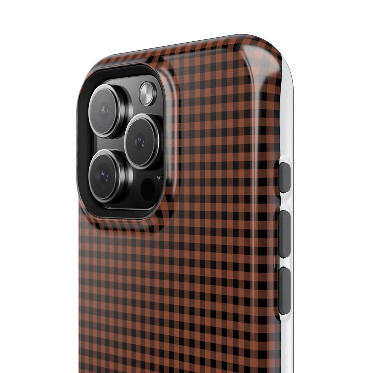 Cafe Check Magnetic Impact-Resistant Phone Case