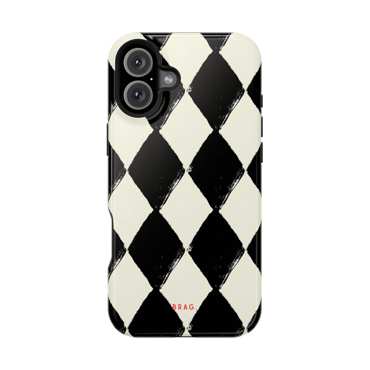 Ivory Harlequin Magnetic Impact-Resistant Phone Case