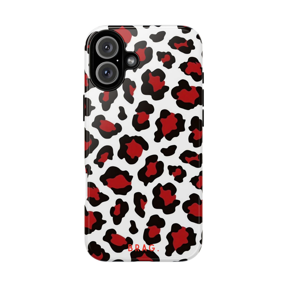 Leopard Kiss Tough Phone Case – Shockproof Protective iPhone Cover