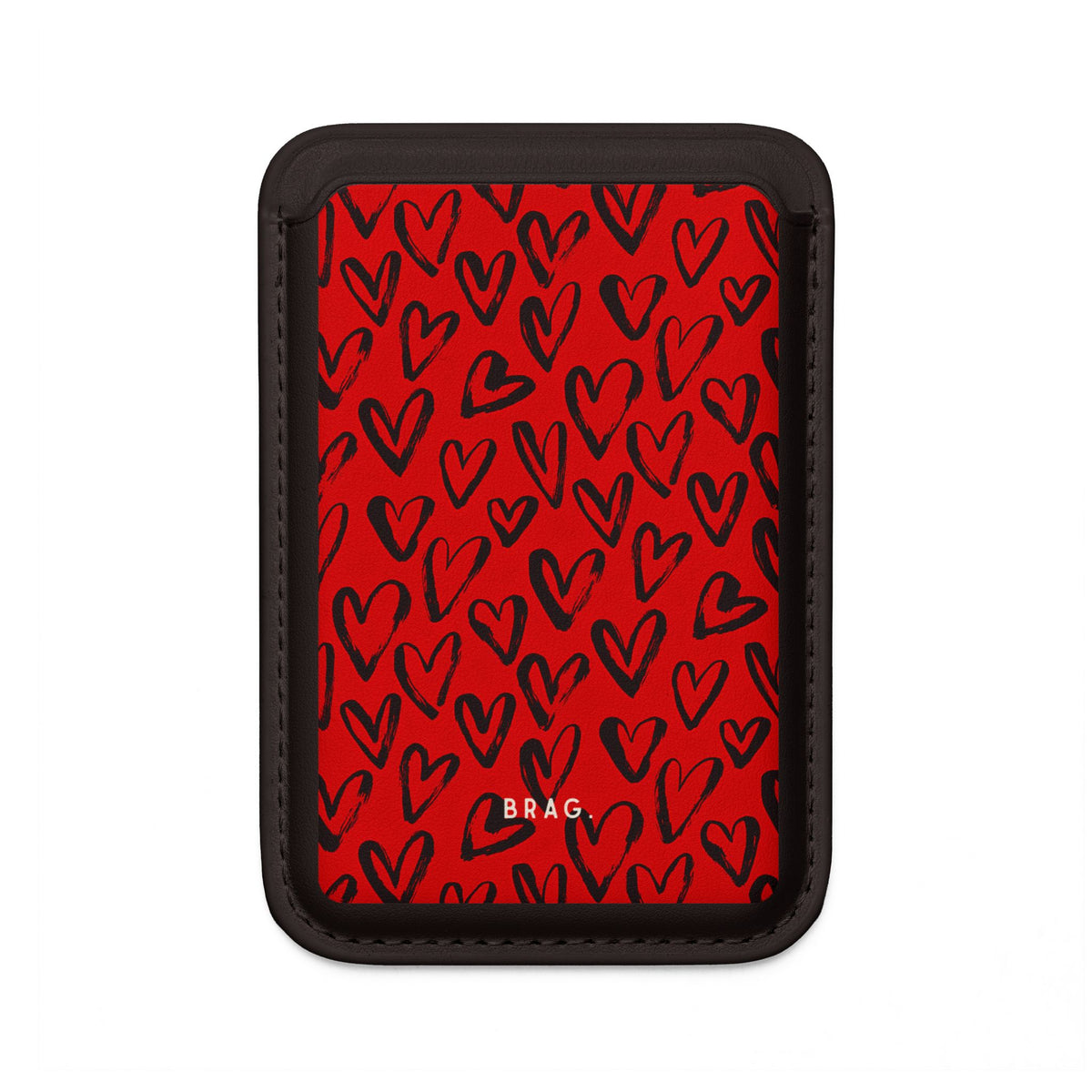 Fire heart MagSafe Vegan Wallet — Slim Phone Card Holder