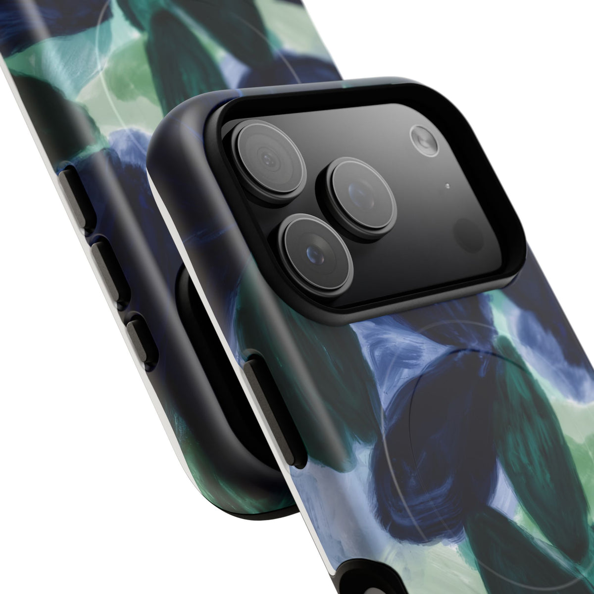 Indigo Garden MagSafe Tough Phone Case — Magnetic Protective Cover