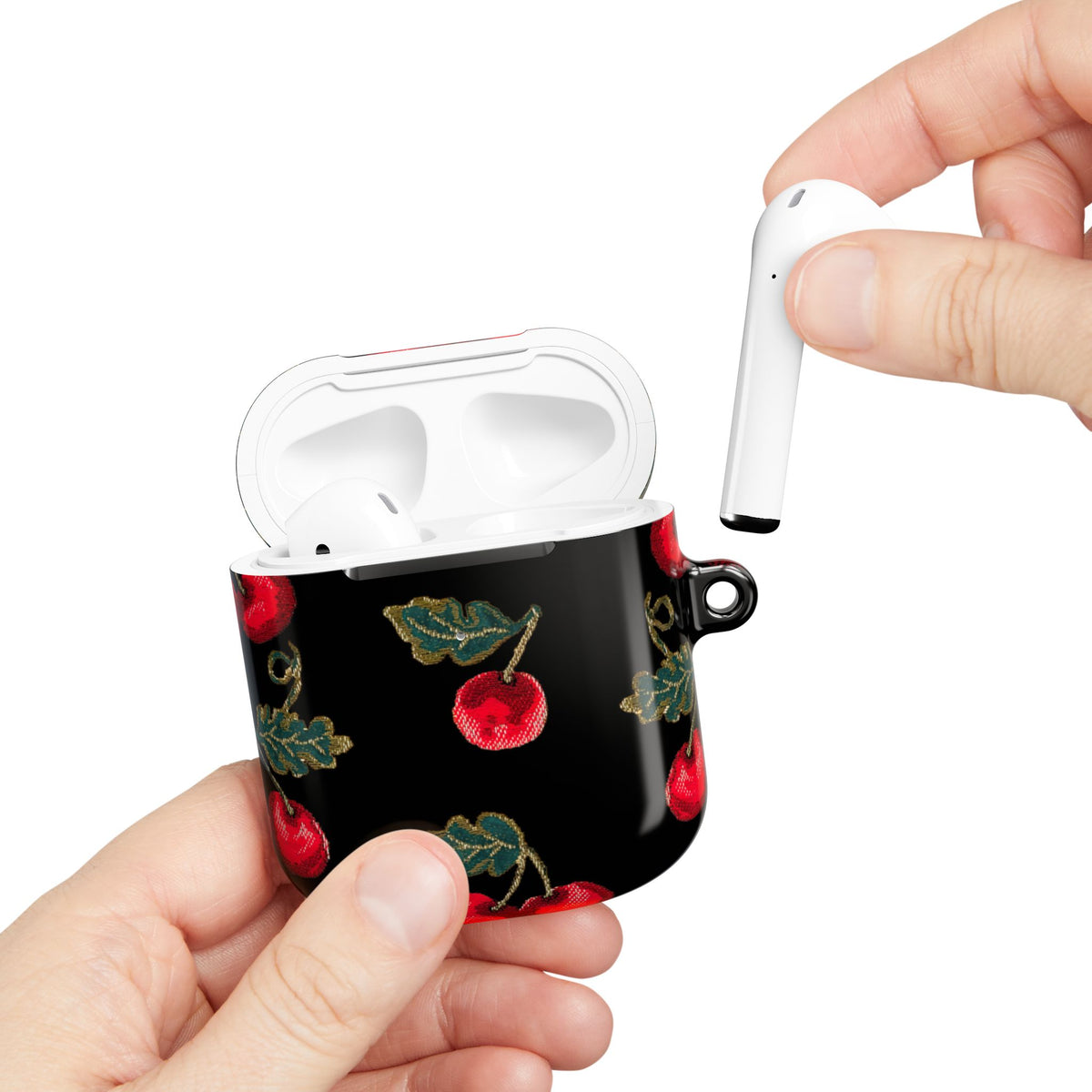 Cherry Bomb AirPod Case – Slim Protective Charging Case