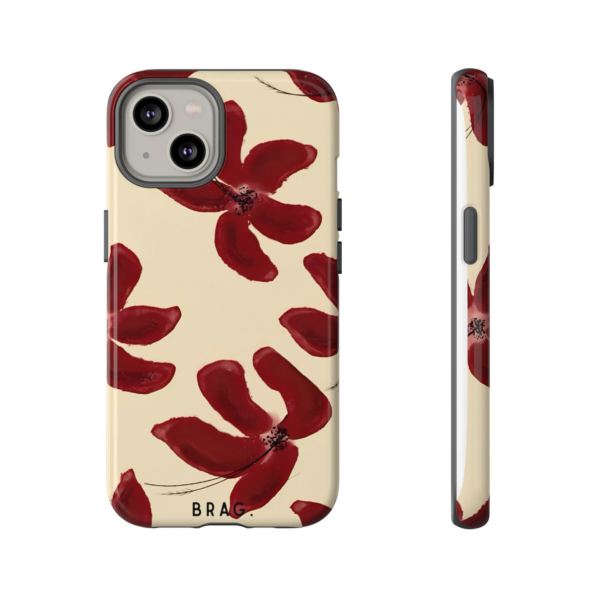 Cherry Bloom Tough Phone Case – Shockproof Protective iPhone Cover