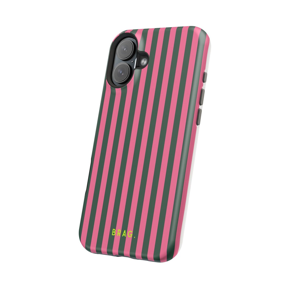 Flamingo Stripe Magnetic Impact-Resistant Phone Case