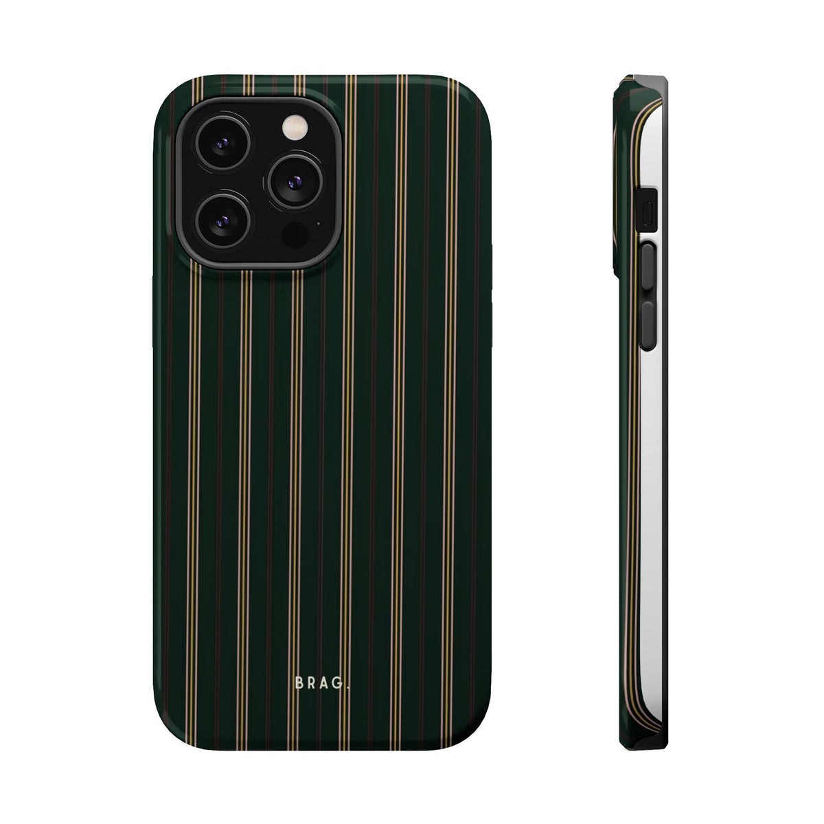 Vintage Pinstripe Magnetic Impact-Resistant Phone Case