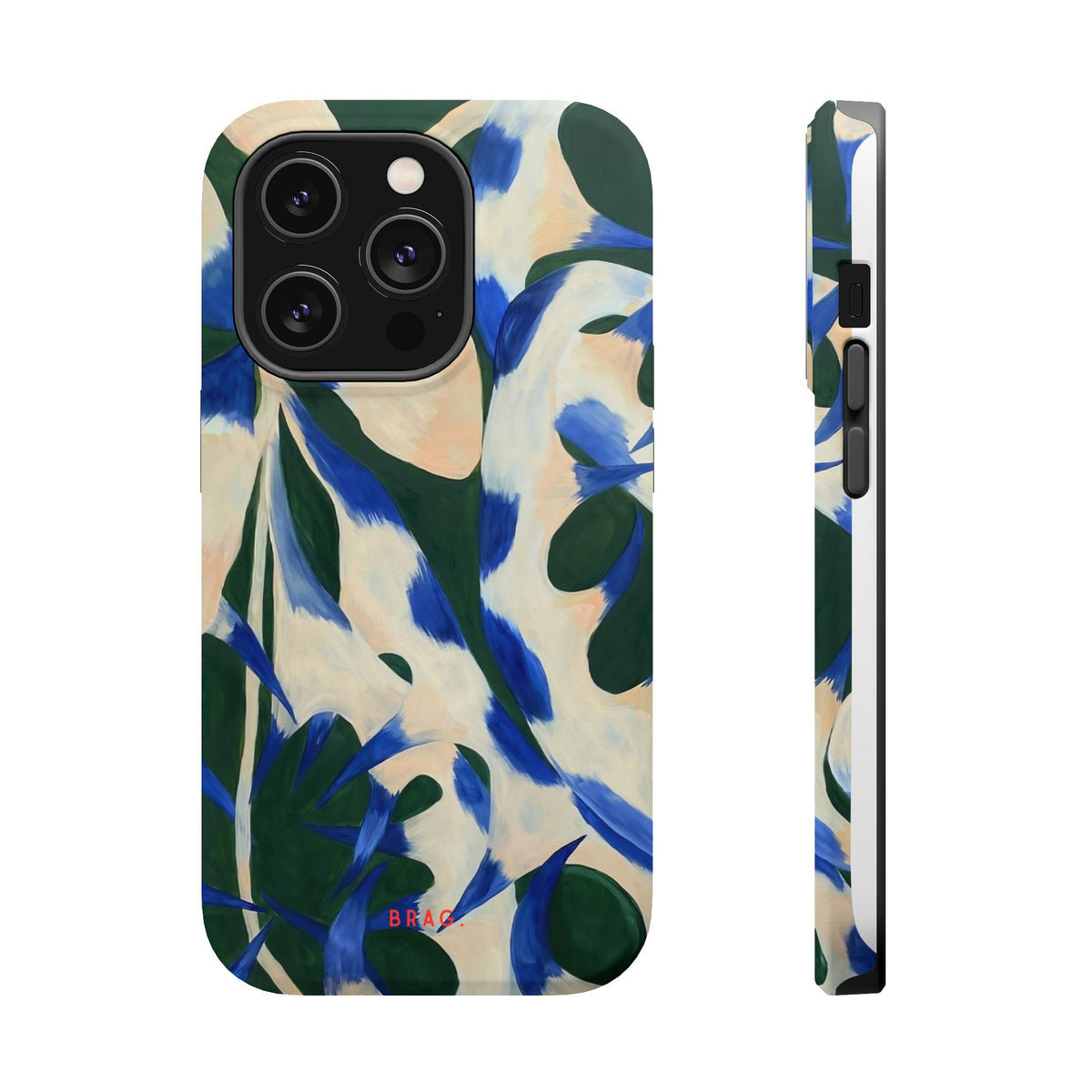 Blue Garden Magnetic Impact-Resistant Phone Case