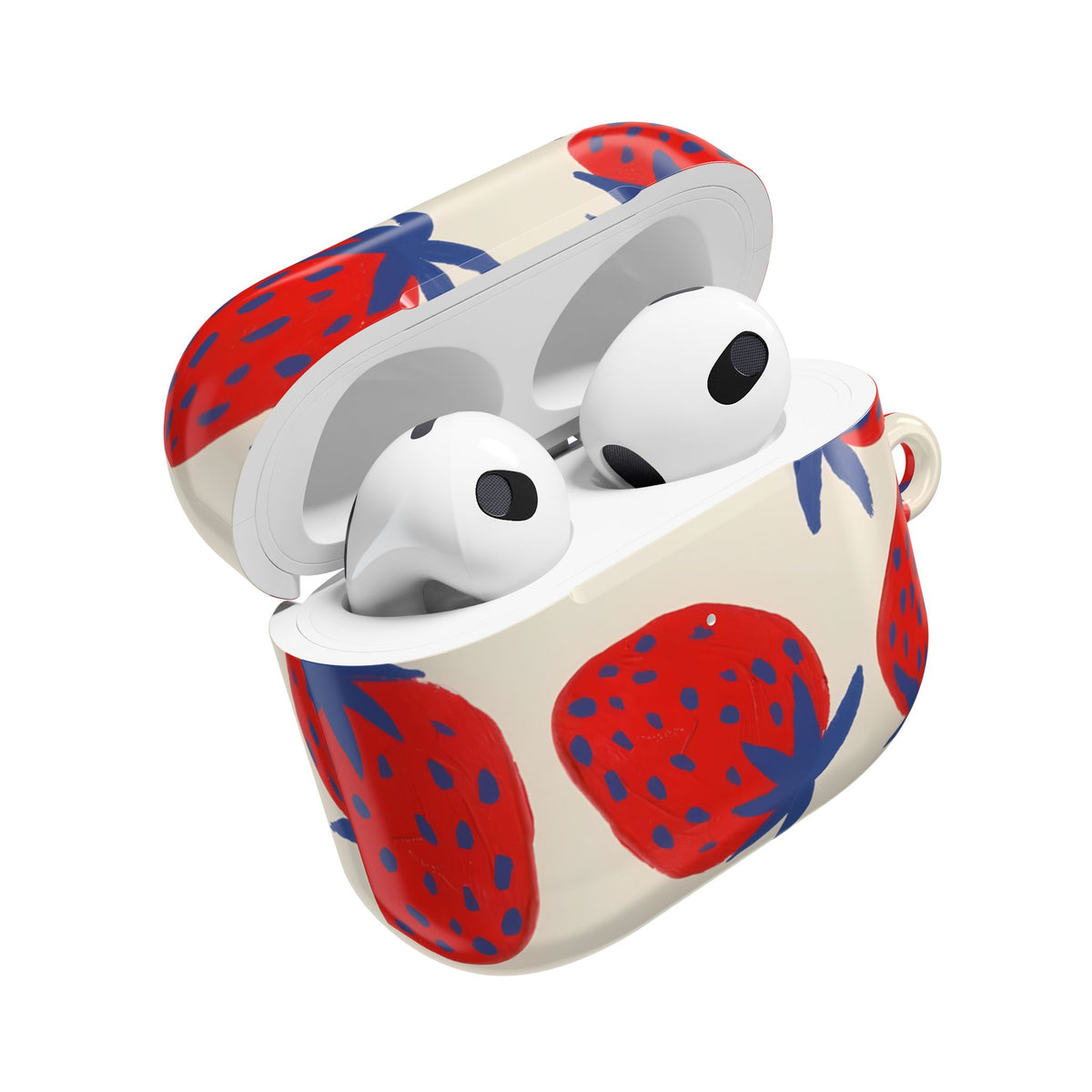 Strawberry Field AirPod Case – Slim Protective Charging Case