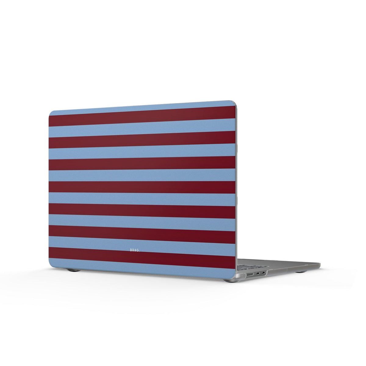 Varsity Stripe Matte MacBook Case — Slim Protective Laptop Cover