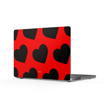 Heart Throb Matte MacBook Case — Slim Protective Laptop Cover