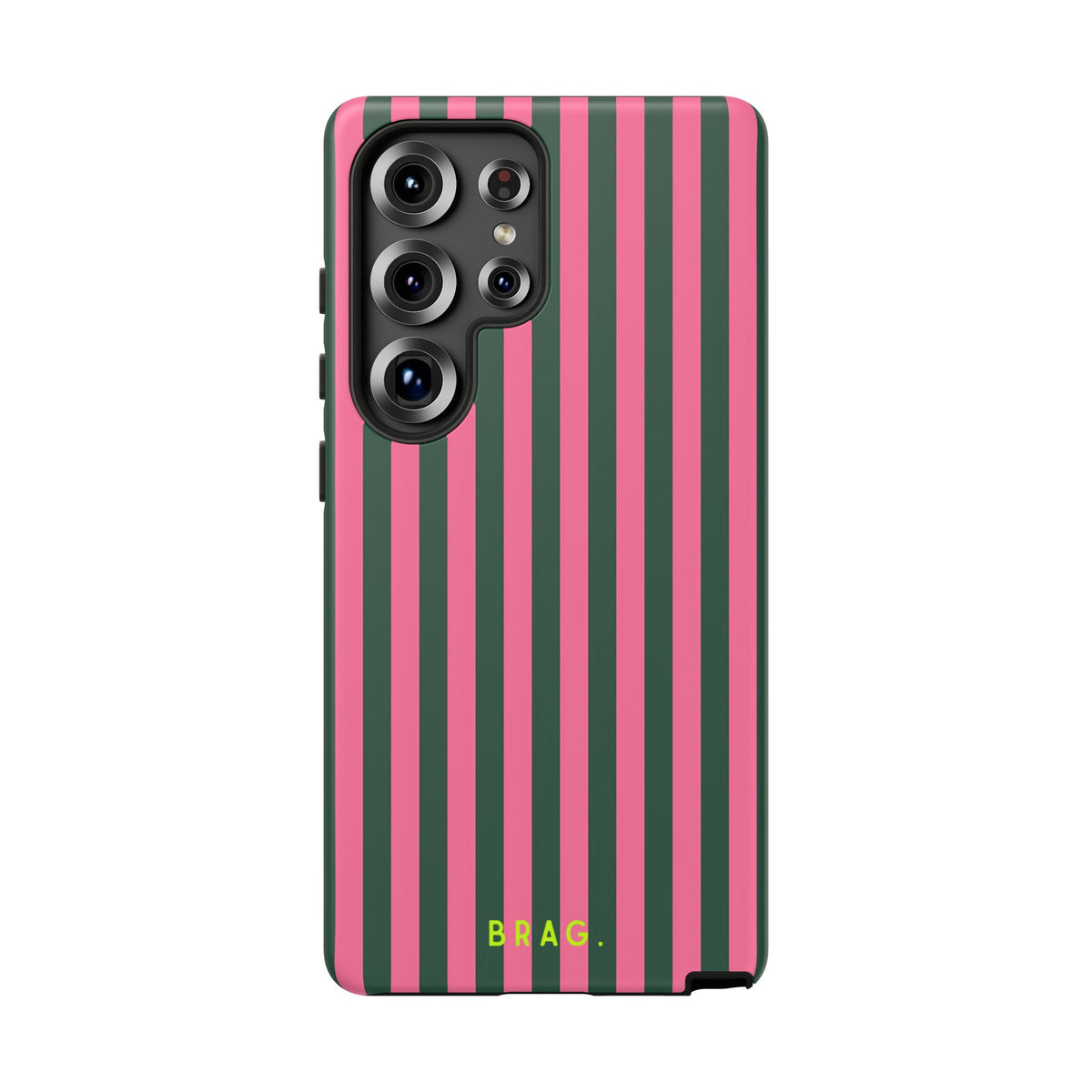 Flamingo Stripe Tough Phone Case – Shockproof Protective iPhone Cover