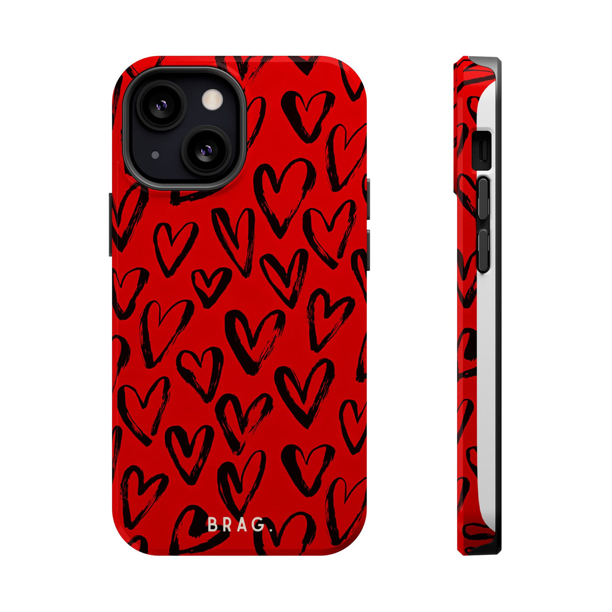 Fire heart Magnetic Impact-Resistant Phone Case