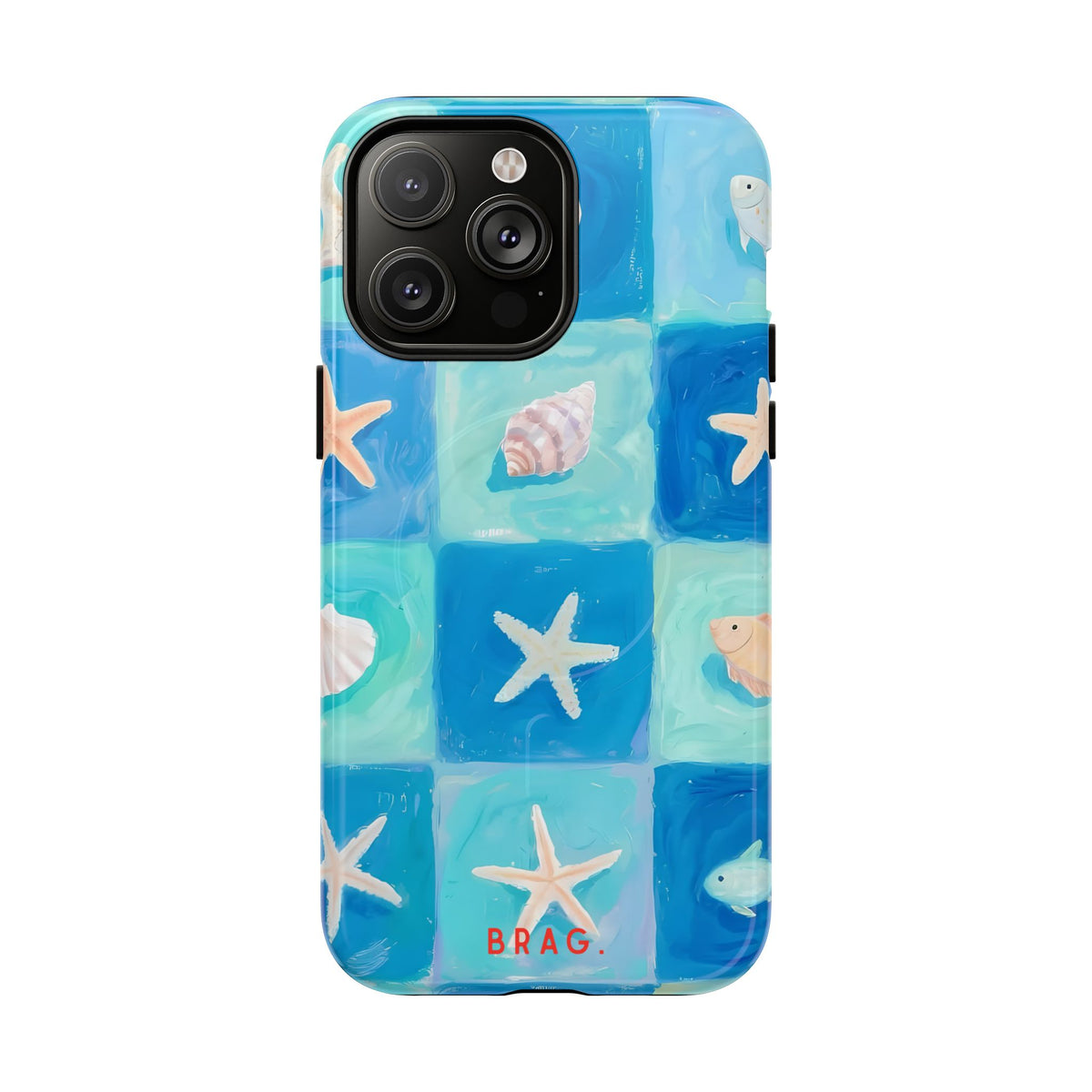 Saltwater Tiles MagSafe Tough Phone Case — Magnetic Protective Cover