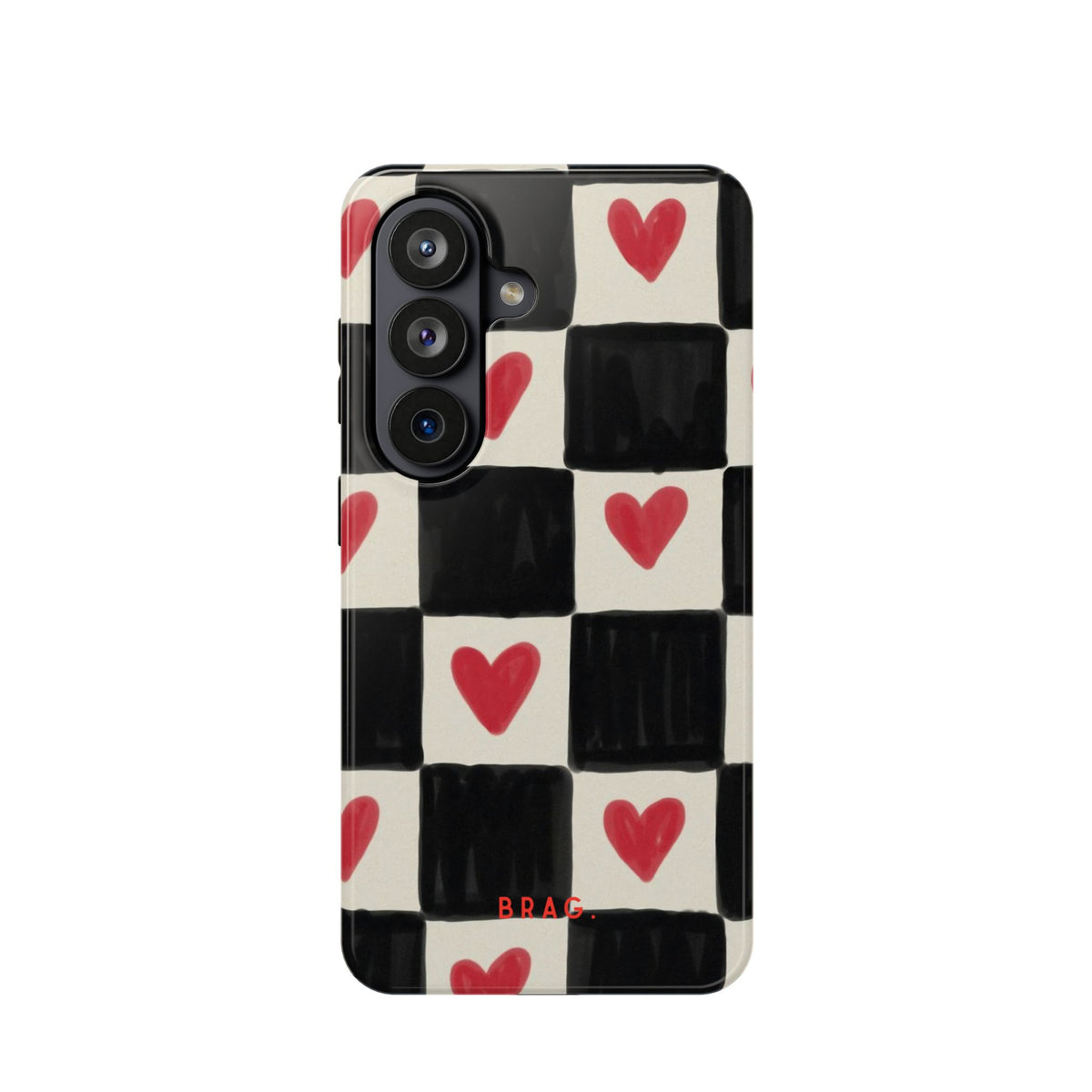 Heart Check Magnetic Impact-Resistant Phone Case