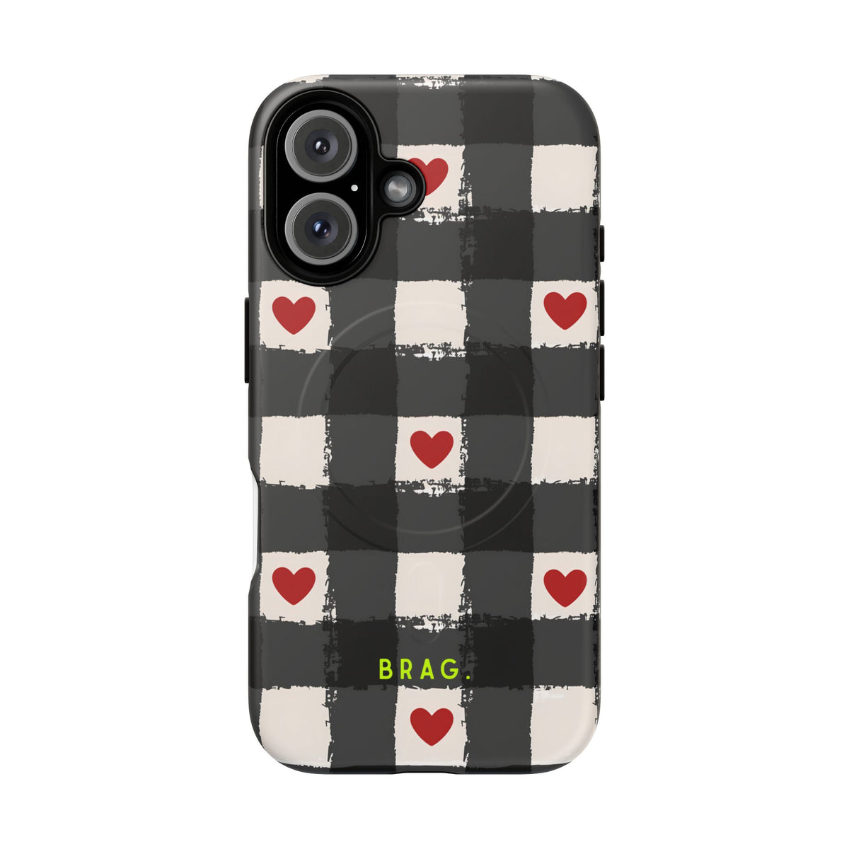 Lucky Heart MagSafe Tough Phone Case — Magnetic Protective Cover