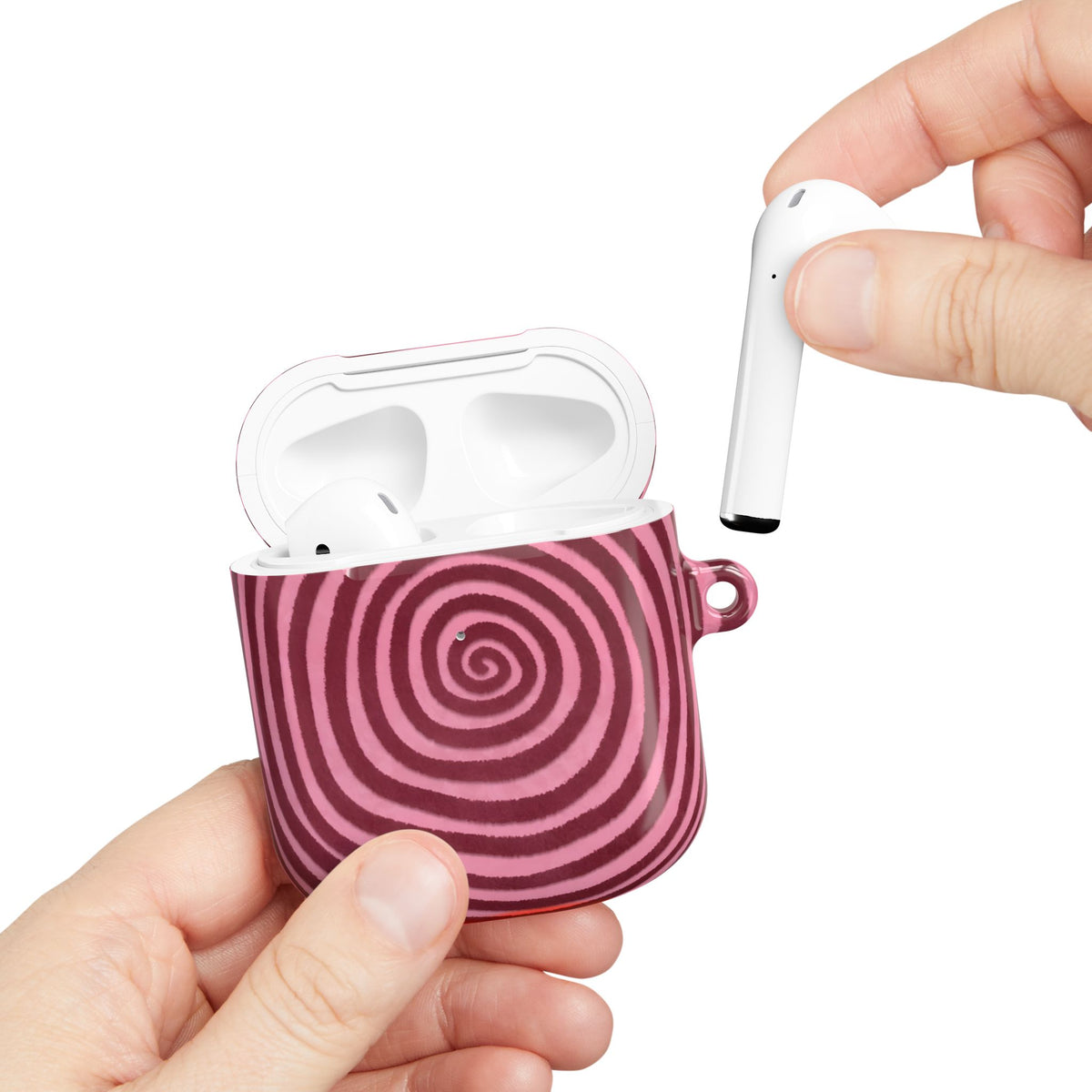 Spiral Kiss AirPod Case – Slim Protective Charging Case