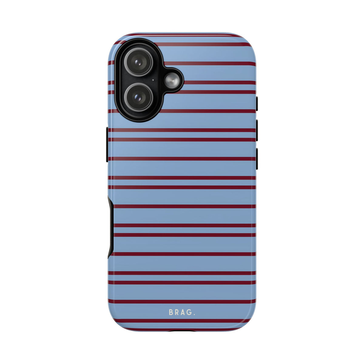 Nautical Stripe Tough Phone Case – Shockproof Protective iPhone Cover