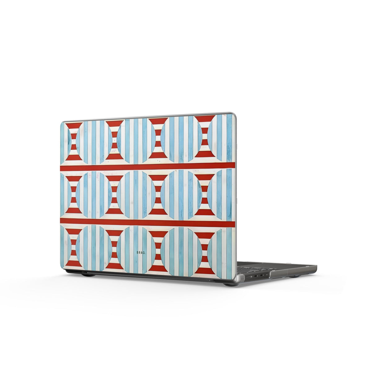 Riviera Stripe Matte MacBook Case — Slim Protective Laptop Cover
