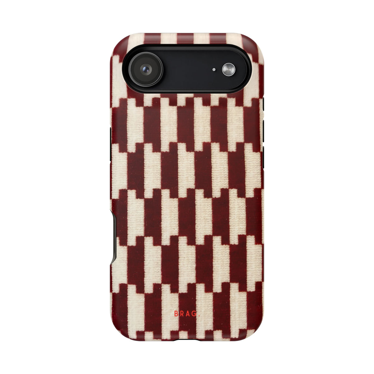 Wine & Cream Magnetic Impact-Resistant Phone Case