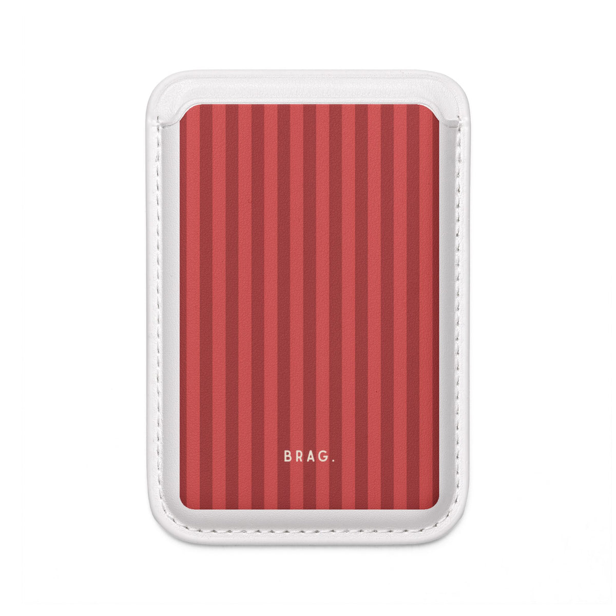 Sunset Stripe MagSafe Vegan Wallet — Slim Phone Card Holder