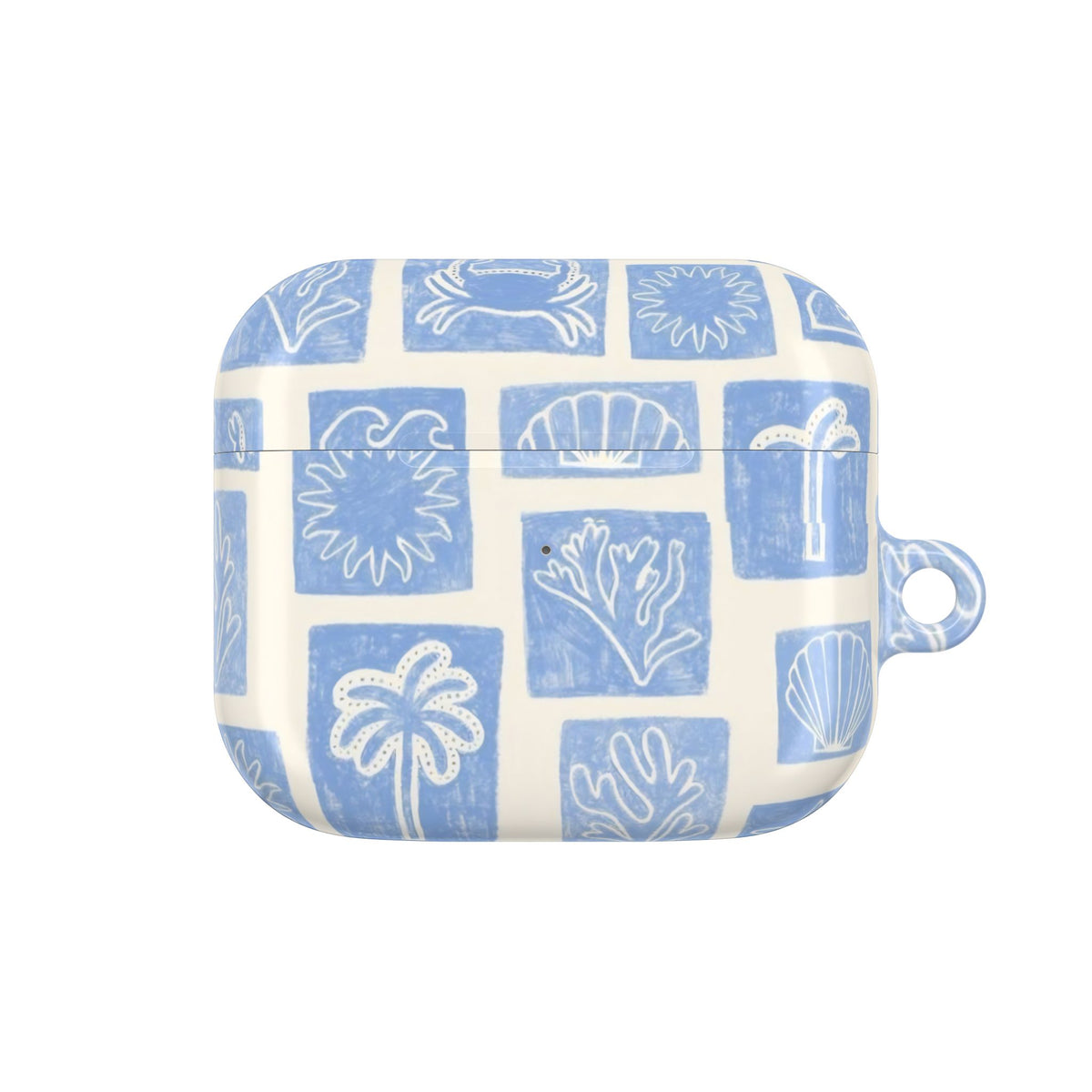 Azure Tiles AirPod Case – Slim Protective Charging Case